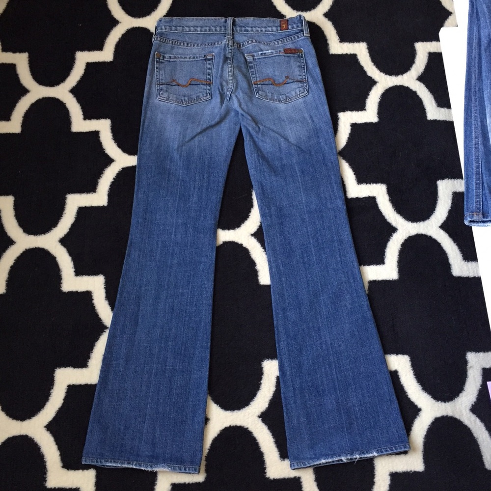 7 For All Mankind Blue Women Jeans